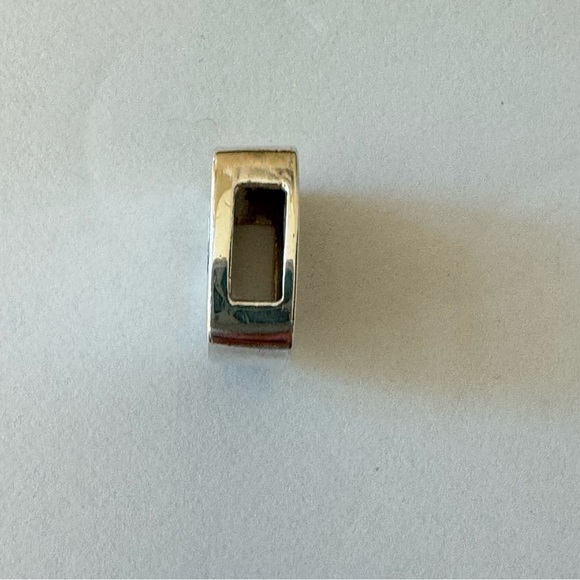 LORI BONN R Initial Sterling Silver Slide Charm For Bracelet “R is for Radiant” - Picture 5 of 10